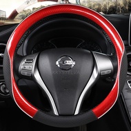 Car Steering Wheel Cover Leather For Nissan Almera X-Trail Grand Livina Navara Serena March Teana C27 Qashqai Terra Accessories