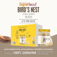 Kinohimitsu Bird Nest w Chia Seed 6 bottles - High Quality Bird Nest