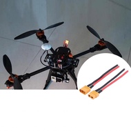 tomvorks 2Pcs Set XT60 Female Male Connector Adapter 14AWG Silicone Cable Wire RC Accessory