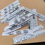 Mercedes Benz C-class E-class S-class modified AMG vehicle logo word sign C43 C63 E43 e63s rear tail