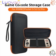 LUOYAO1 Handheld Game Console Pouch, Splash Proof with Lanyard Carrying Storage Bag, Mesh Pocket Ant