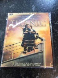 TITANIC 鐵達尼號  3D + 2D 四碟  3D幻彩版  藍光 BD  絕版  得利版  3D外紙套版  20世紀 迪士尼