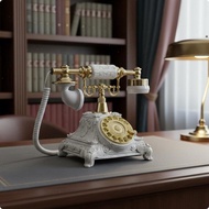 [lzdjlmy1zs] Rotary Phone Rotary Desk Phone 117AS