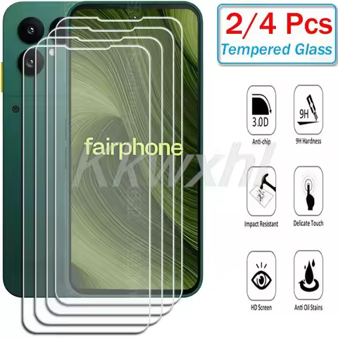 2-4PCS 9H HD Tempered Glass For Fairphone 6 6.31" ON Fairphone6 Screen Protector Cover Film