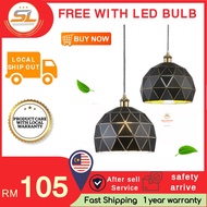Industri Besi Lampu Gantung Hiasan Vintage Industrial Ceiling Lamp Edison Light Chandelier Pendant L