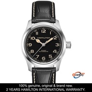 Hamilton H70405730 Men's Automatic Khaki Field Murph 38MM Black Leather Strap Watch