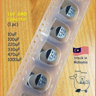SMD Capacitor Kapasitor 16V 10uF 100uF 470uF 16V 1000uF 330uF 220uF Elco