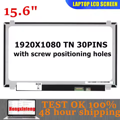 15.6" 30PINS FHD HB156FH1-401 301 For DELL Inspiron 15-3541 3542 3543 7567 7557 7559 Laptop LCD SCRE