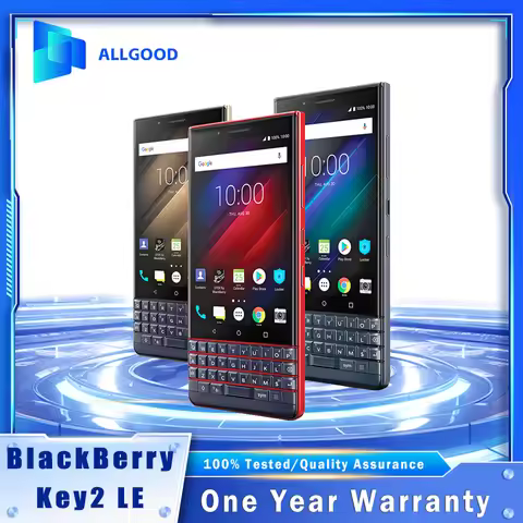 Original BlackBerry KEY2 LE 4G LTE 4.5" 4GB RAM 64GB ROM 13MP Dual Camera QWERTY Keyboard Android Sm