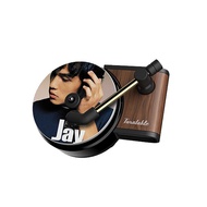 周杰伦车载香薰唱片机空调出风口旋转香氛车内装饰摆件持久留香Jay Chou's car mounted aromatherapy record player air conditioning outlet