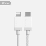 Hagibis 30W PD USB C กับ Lightning สายชาร์จ USB-C ประเภท-C ไปยังข้อมูลหัวไลท์นิงสายสายชาร์จ1ม. สำหรับ iPhone 14 13 12 Pro Max XS XR SE iPad Mini Pro