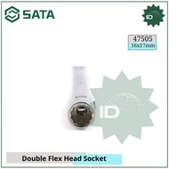 FLEXIBLE SOCKET WRENCH 47505 FLEX HEAD SOCKET WRENCH 16 X 17MM SATA