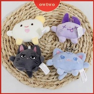 OWTWO 12/9ซม. พวงกุญแจตุ๊กตา aespa ของเล่นตุ๊กตาสัตว์ Karina Giselle หน้าหนาว Ningning พวงกุญแจจี้ห้