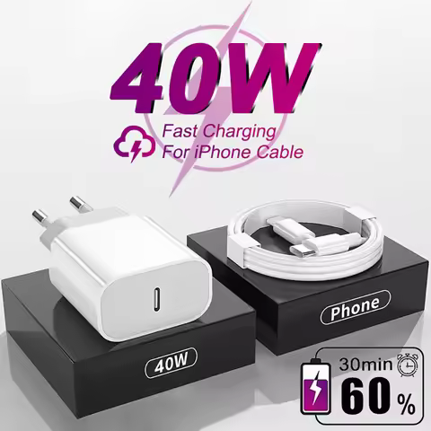 For Apple Original 40W Type C Quick Charger For iPhone 16 15 14 13 12 11 Pro Max Mini X XS XR 8 Plus