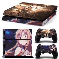 PS4 Skins Stickers Covers Decal for PS4 Playstation 4 Console Skin Controller Skins - SAO Sword Art