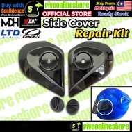 Helmet Side Cover Repair Kit & Screw MDH ONZA LTD LASER 46 NZ RANGER W1 MVSTAR MONSTER AKILA Side Ca