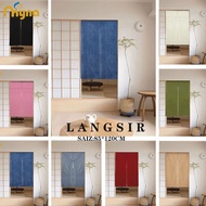 M(85*120CM)Door Curtain Fabric Partition Decorative Curtain Four Seasons Simple INS Household Bedroom Long Cover Hanging Cloth Punched-Free