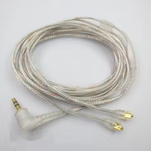 64INCH Headphone Audio Cable Converts For SHURE SE215 SE315 SE425 SE535 TH904 For MMCX 3.5 Mm Jack D