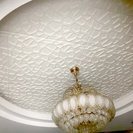 Roof Ceiling Sticker Self-Adhesive Ceiling Decoration Roof Waterproof Wallpaper Fur Embryo Cement Ro