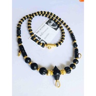 Laser Gold Amulet Necklace 2 Pieces New Arrival Work