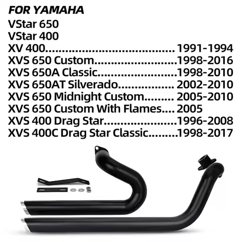 For Yamaha XVS650 XVS400 VStar400 VStar650 DS650 Vstar XVS DS 650 400 Motorcycle Exhaust Front Link 
