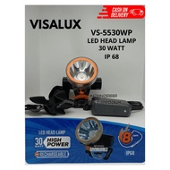 Senter Kepala Visalux LED VS-5530WP 30 Watt High Power Tahan Hingga 8 Jam Kapasitas Batrei 2500mAh D