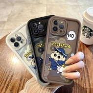 For iPhone 6 6s 7 8 Plus X XS Max XR SE / iPhone 11 12 13 14 Pro Max Cartoon Cute Crayon Shinchan Xi
