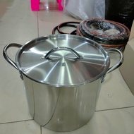 Supra Stainless Stock Pot 16Qt / 15.2 Liter Stainless Pan