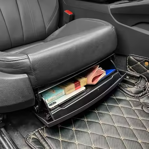 Retrofitting Electric Seat Storage Box Organizer for Audi A4L A3 A5 A6L Q5L 2017 2018 2019 Car Acces