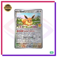 [Pokemon] Eevee (Pokemon Day 2025 Stamp) | Prismatic Evolutions | Reverse Foil | 074/131 | EN