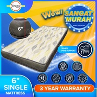 (Sale) No.1 Single Mattress | High Density Foam | 4" ,5" & 6" | Comfortable, Durable & Best Quality 