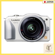 【 Used 】 Panasonic Mirrorless Camera Lumix GF5 Lens Kit with Power Zoom Lens, Shell White DMC-GF5X-W
