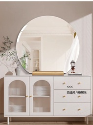 Simple Semi-Circle Mirror  New Light Luxury Bedroom Vanity Mirror
