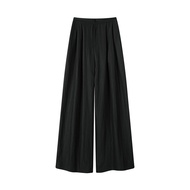 Quần Ống Đứng Rộng Rãi CIVICERA Phong Cách Hàn Quốc Cho Nữ Mùa Xuân Quần Ống Rộng Đa Năng Cạp Cao Th