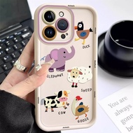 Niche Cute Zoo OPPO Reno 11 10 8 Pro 8T 6 5 7Z 8Z 5Z 4Z 2Z Protective Case