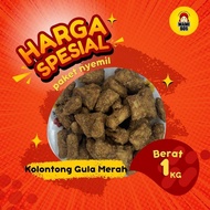 Kolontong Mancho Gula Merah 1 kg Makanan Ringan Jadul Khas Jawa Barat Rasa Manis Tektur Renyah Kuali