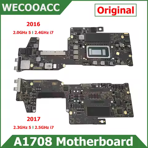 Original A1708 Motherboard For MacBook Pro 13" A1708 Logic Board i5 i7 8GB 16B 2016 2017 820-00875-A