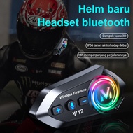 HORANSHOP JZAQ Y12 Bluetooth Helmet Headset Bluetooth Helmet Headset / Bluetooth Motorcycle Helmet H