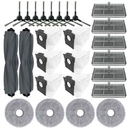 สำหรับ Dreame L30s อัลตร้า/L30โปรแปรงตัวกรอง HEPA พิเศษด้านข้างหลักถุงหูรูดผ้าถูพื้นสำหรับ Dreame L1