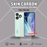 ITEL A27 ITEL A50 SKIN CARBON TRANSPARENT ANTI-SCRATCH BACK ITEL A27 ITEL A50 SCB1