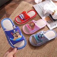 □Paw Patrol Indoor House Slipper Soft Plush Cotton Cute Slippers Shoes Non-Slip Floor Home Furry kid For Bedroom