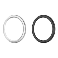 ฟิล์มกระจกเทมเปอร์แหวนฝาโลหะสำหรับนาฬิกา Xiaomi S4/S3 (เงินสเตอร์ลิง)