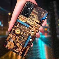 Ốp Lưng OPPO A57A76 A77S A96 REALME 9I mặt kính cường lực cao cấp thiết kế riêng