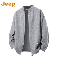 Jeep |เสื้อกันหนาวผู้ชายทรงหลวม แบบลำลอง