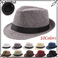 ARREBUL Jazz Cap Gangster Cap Fashion Unisex Top Hats