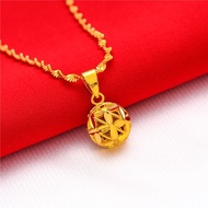 FORGEGOLD -  BUY 1 FREE 1 rantai leher perempuan emas 916 original malaysia + cincin emas titanium a