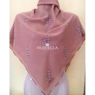 [Klim Tebal Exclusive] Bawal Maira + Batu COPY SWAROZKI - Tudung Bawal Batu Manik Batu Tabur Bidang 