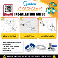 2024 NEW EDITION MIDEA Hot&Warm&Cold Tabletop Water Dispenser 2037 - Compressor Cooling - 4 Halal Wa