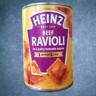 << HEINZ << RAVIOLI Can 400g >> tomato AND Beef NOODLES [U.K] Beef Ravioli in a juicy tomato sauce