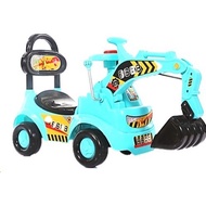 Manual Excavator Ride On Kids Toys Mainan Bajak Kanak-Kanak Boleh Naik Manual Excavator Birthday Gif